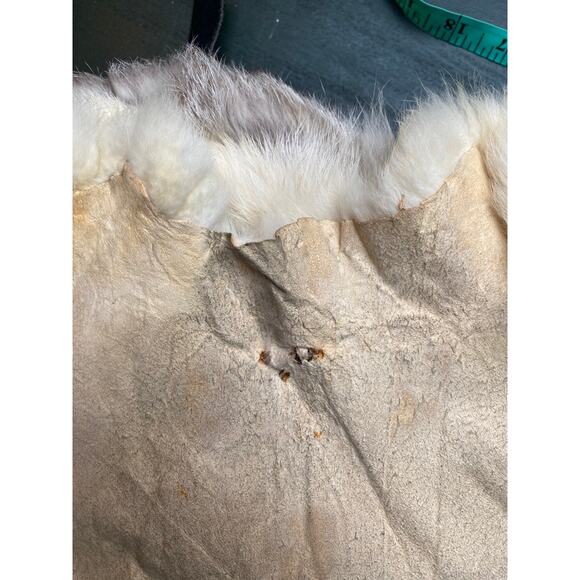 Vintage Fur Purse Rabbit Leather - Picture 5 of 8